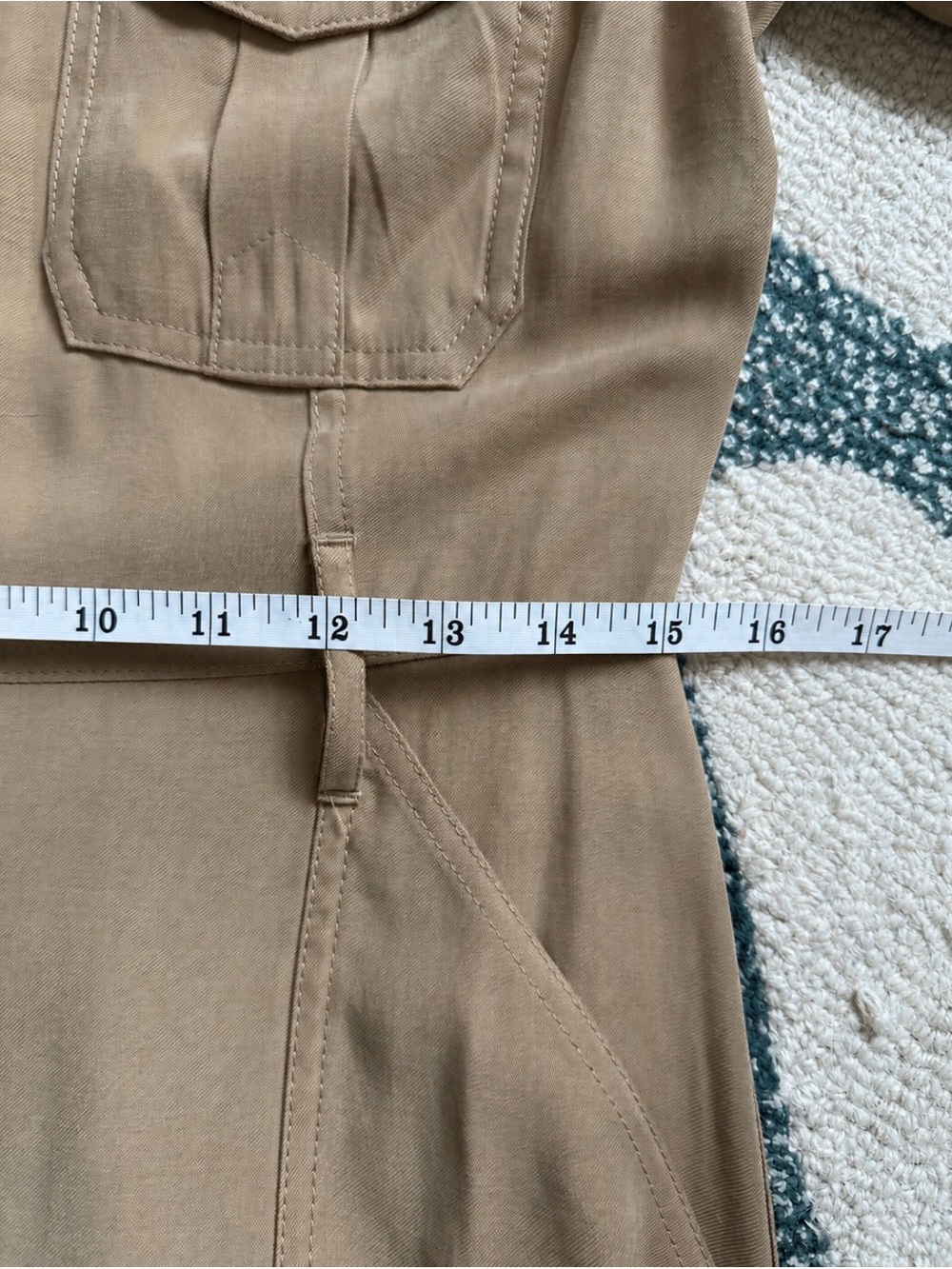 NWT WHBM Belted Utility Midi Dress Sz 4 - Picture 7 of 8